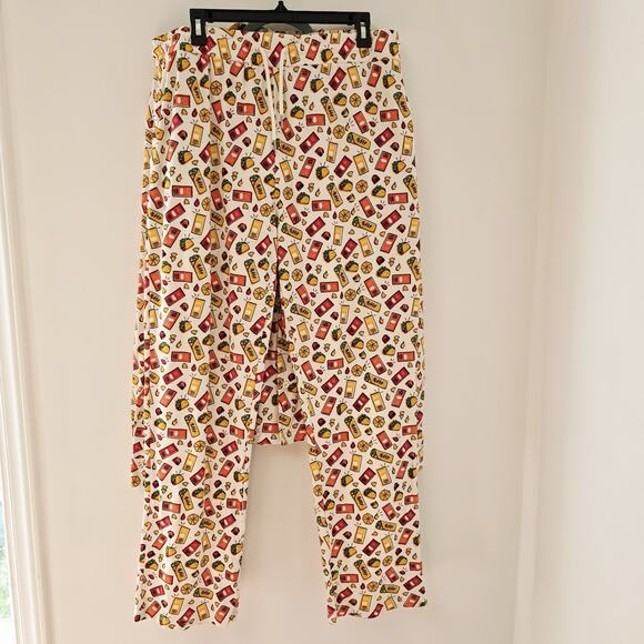 Taco Bell Pajamas XXL Set Long Comfy Sleep Comfort Pajama Set Unisex Shirt Pant - Picture 4 of 15
